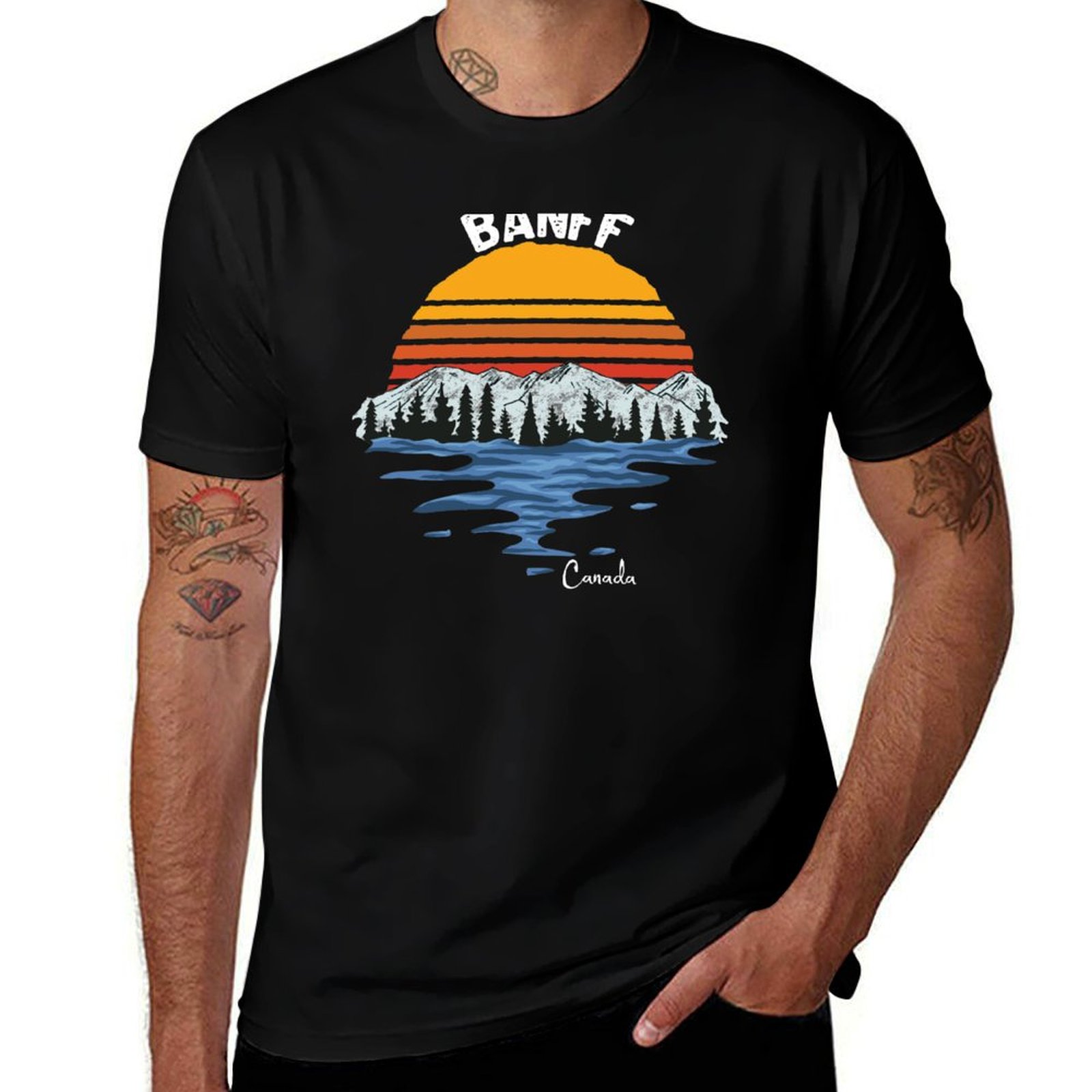 Alberta Lighting & Decor Edmonton Ab - Banff Alberta Kanada Nationalpark T-Shirt Schnelltrocknend