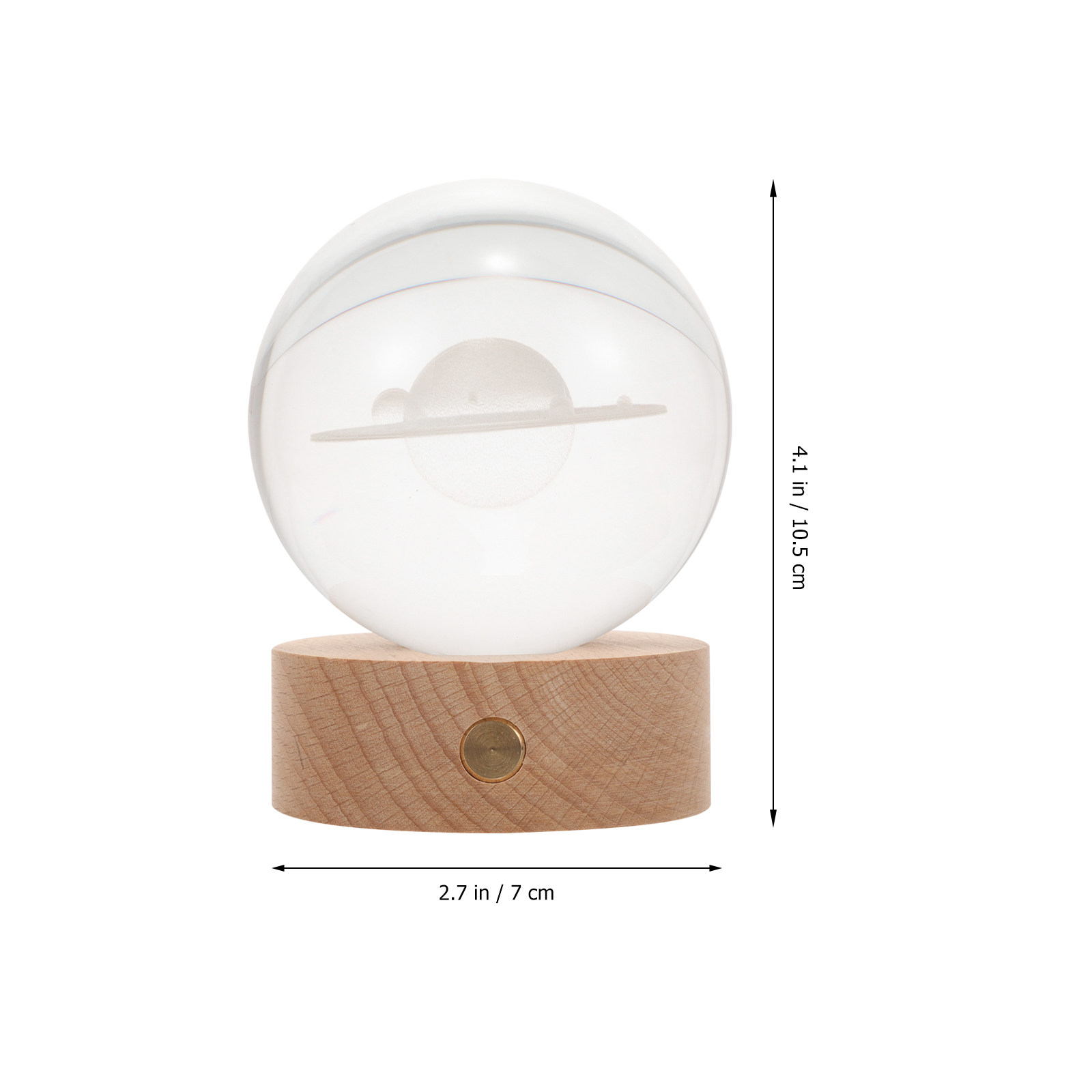 3D-gravierte Kristallkugel-Nac – Lighting Home Decor Ideas Bewertung und Preis