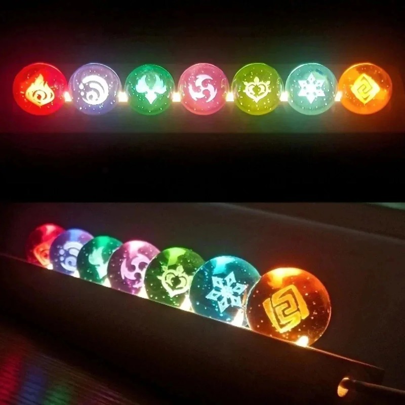 Genshin Impact Kristallkugel-F – Elements Lighting Decor Bewertung und Preis