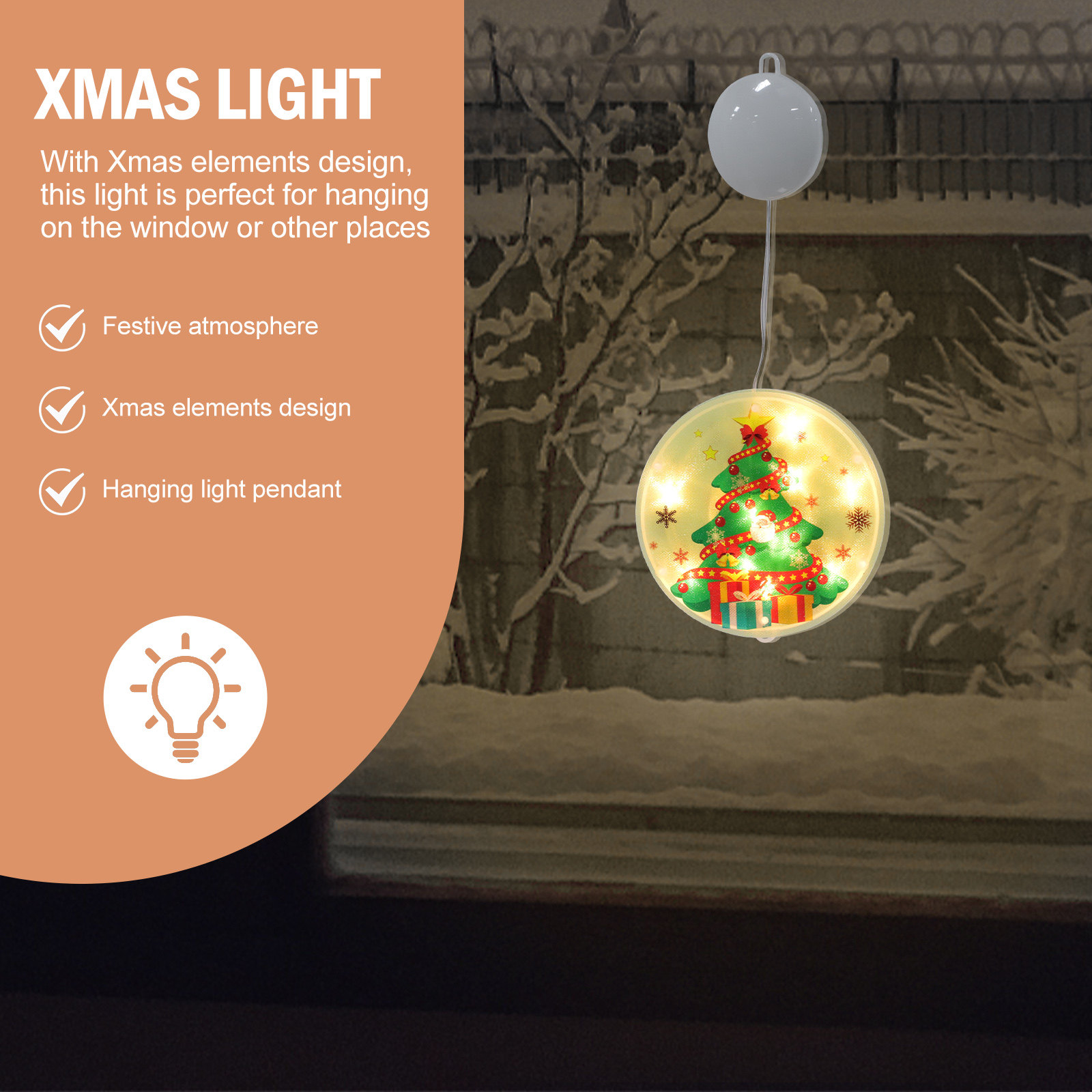 1 Stück Weihnachts-Fensterhäng – Elements Lighting Decor Bewertung und Preis
